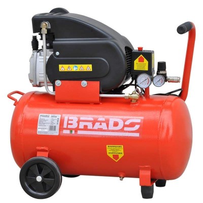 купить Воздушный компрессор BRADO AR50B (до 260 л/мин, 8 атм, 50 л, 220 В, 1.80 кВт)