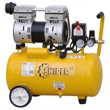 Компрессор безмасляный SKIPER AR25X (до 135 л/мин, 8 атм, поршневой, 25 л, 220 В, 750 Вт)