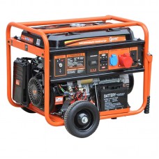 Электростанция SKIPER LT9000ЕВ-3 (6,5кВт, 1х220В/16А, 1х380В/16А, колеса, эл./старт, 12 В) Электростанция SKIPER LT9000ЕВ-3 (6,5кВт, 1х220В/16А, 1х380В/16А, колеса, эл./старт, 12 В)