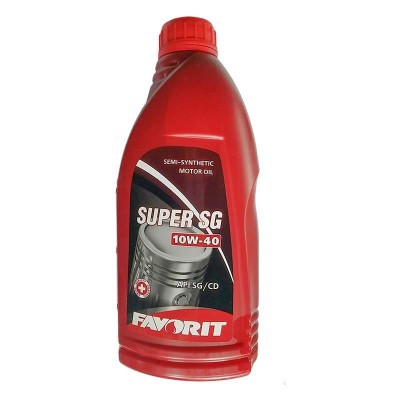 купить FAVORIT Super SG SAE 10W-40API SG/CD /Масло моторное полусинтетическое универсальное всесезонное
