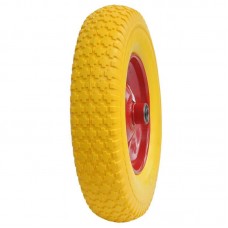 Колесо для тачки SKIPER 4.00-8 110/120 PU (посадочное отверстие 16 мм)