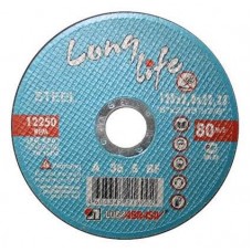 Круг отрезной 180х1.6x22.2 мм для металла Long Life LUGAABRASIV (упаковка 25 шт)