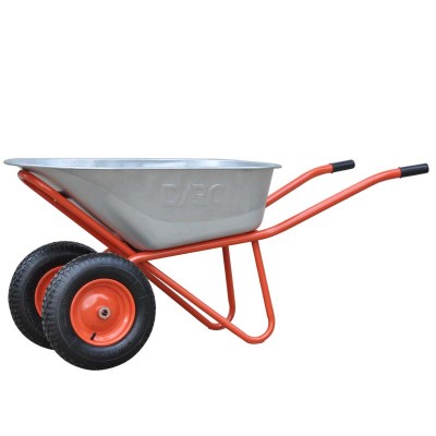 купить Тачка строительная DARC MASTER 2x140 (0,9 мм, до 140 л, до 370 кг, 2x4.00-8, пневмо, ось 20*85)
