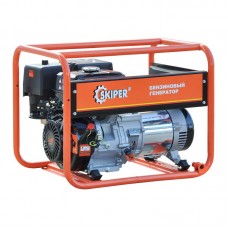Электростанция SKIPER LT9000ЕJ-1 (6,5кВт, 1х380В/16А, 1х220В/16А/2кВт макс, 12 В)