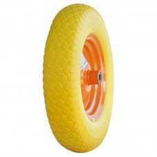 Колесо для тачки BRADO 4.00-8 PU (16х100)
