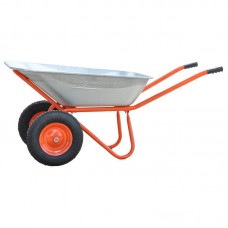Тачка строительная BRADO PA-500 (до 160л, до 500 кг, 2 x 4.00-8, пневмо)