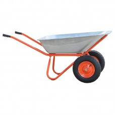 Тачка строительная BRADO PA-500 (до 160л, до 500 кг, 2 x 4.00-8, пневмо)